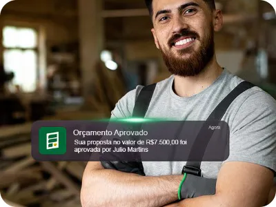 Marceneiro orçamento aprovado