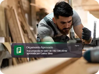 Marceneiro orçamento aprovado